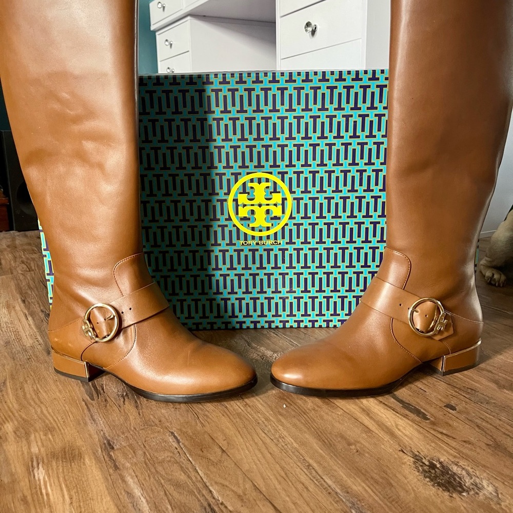 Tory Burch Sofia Riding Boots. NWOT 9.5